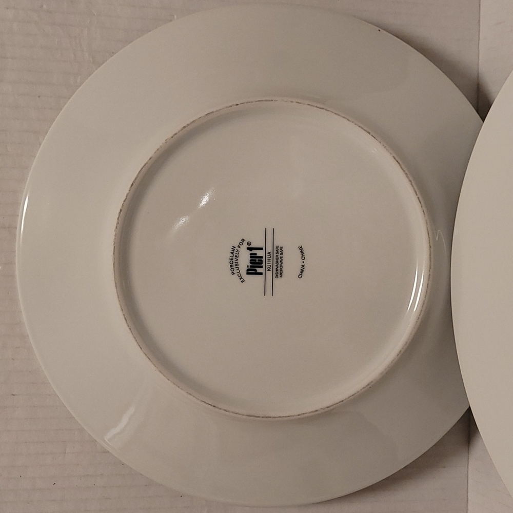 Pair of Pier 1 Kui Hua Plates - Picture 7 of 16